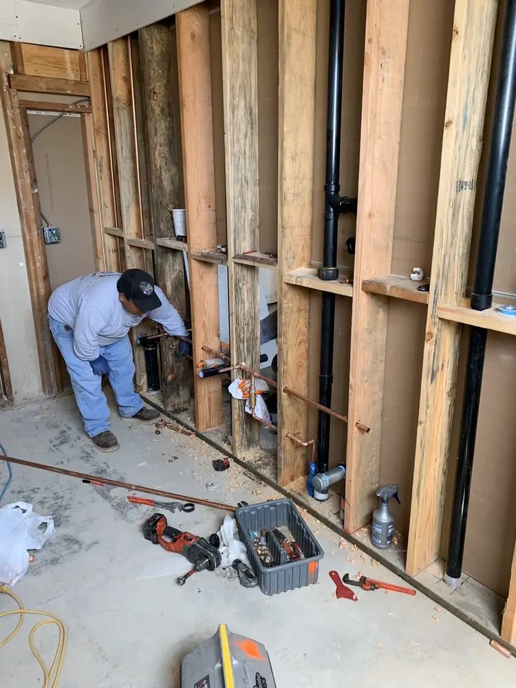 Commercial rough-in plumbing for Gas Line Repair in Warrenville